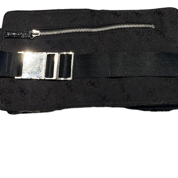 GUESS Belt Bag Y2K Magnetic Closure 2 Zippered Pockets Fits up to 27" Waist - Picture 10 of 13